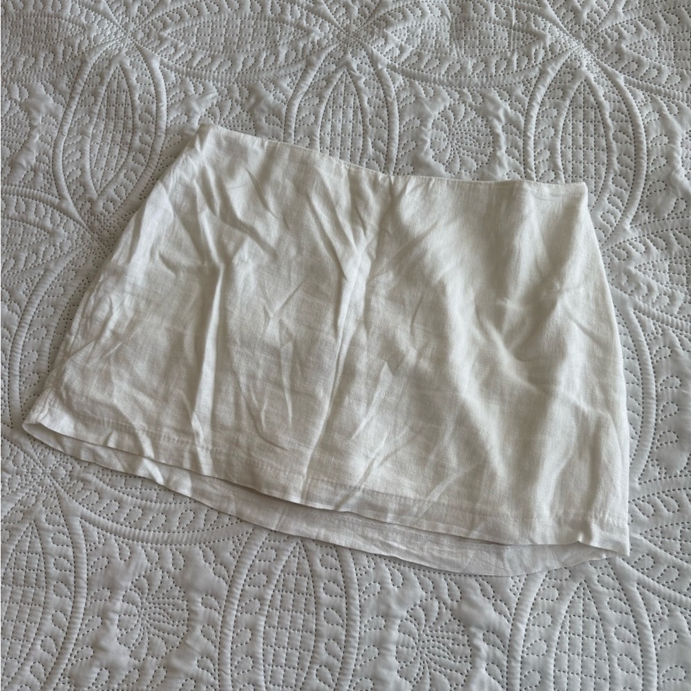 Abercrombie & Fitch White Skort